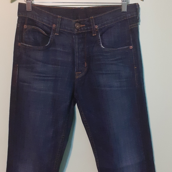 ❌ SOLD❌ HUDSON "BYRON" MEN 31x32 DEEP BLUE JEANS - Picture 4 of 7